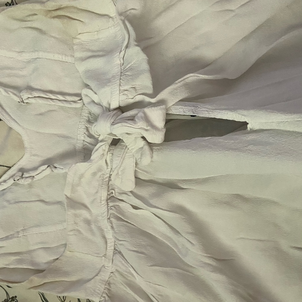 White Brandy Melville Babydoll Top - Picture 6 of 6
